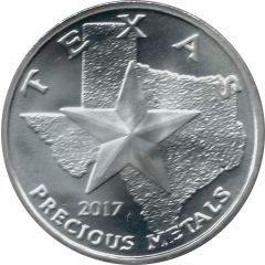 1 oz Silver Texas Silver Round - Bobcat