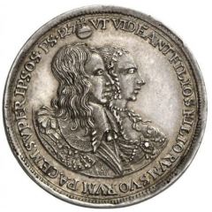 5 Ducats - Ferdinand Maria Birth of Princess Maria Anna - Silver Pattern