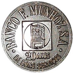 Medal - 20 Years Munhoz F. Bank