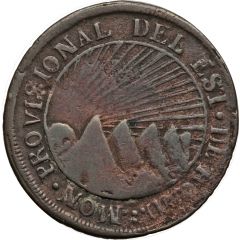 2 Reales State of Honduras - Provisional