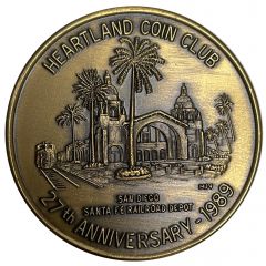 Medal - Heartland Coin Club 27th Anniversary