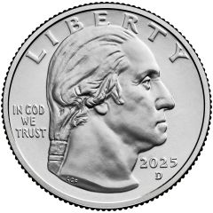 1/4 Dollar `Washington Quarter` Juliette Gordon Low