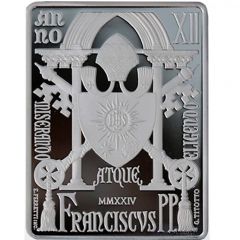 25 Euro - Franciscus Saint Thomas Aquinas, silver colored