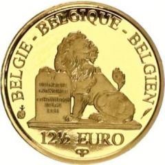 12 1/2 Euros - Albert II King Baudouin I - Dynasty Anniversary