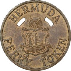 Ferry Token Paget-Warwick Route, Copper, 2 Holes