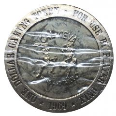 1 Dollar Gaming Token - Club Cal-Neva Dollar Reno and Tahoe