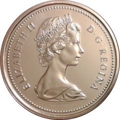 1 Dollar - Elizabeth II 2nd portrait, large portrait