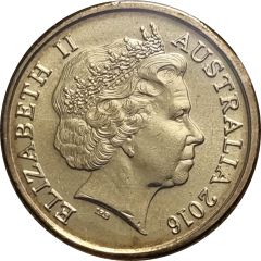 2 Dollars - Elizabeth II 4th Portrait - 2016 Australian Olympic Team - Blue