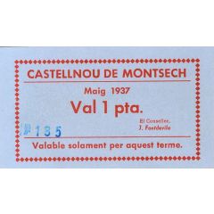 1 Peseta Castellnou de Montsech