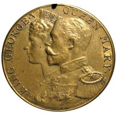 Medal - George V and Mary Coronation Ashton-Under-Lyne Celebration