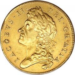 5 Guineas - James II 1st bust