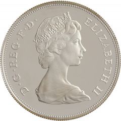 25 New Pence - Elizabeth II Royal Wedding, Silver Proof