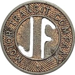 Token - Motor Transit Company Jacksonville, Florida