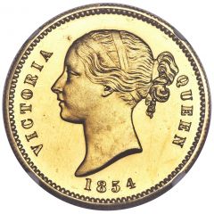 2 Mohurs - Victoria 1854 Proof Set