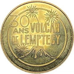 Jeton touristique - Monnaie de Paris - Volcan de Lemptégy - 30 ans