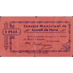 2 Pesetas Castell de Ferro