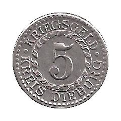 5 Pfennig - Dieburg