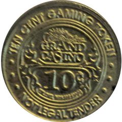 10 Cent Gaming Token - Grand Casino Biloxi