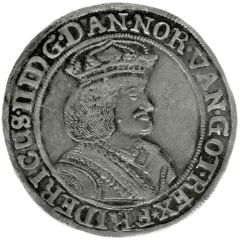 1 Speciedaler - Frederik III Type I.A, 5 lines in crown, date inside inner ring