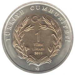 1 Lira Brown Bear
