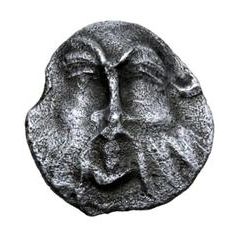 Silver 1 As Silenus series: detailed face