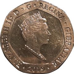 20 Pence - Elizabeth II 2019 Island Games