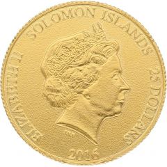 25 Dollars - Elizabeth II Lady Liberty