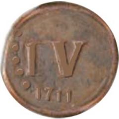 15 Réis - João V Goa mint