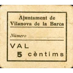 5 Céntimos Vilanova de la Barca