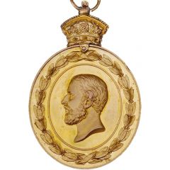 Medal - Victoria Royal Visit, gilt