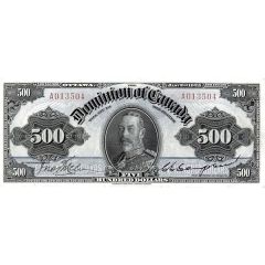 500 Dollars Dominion of Canada