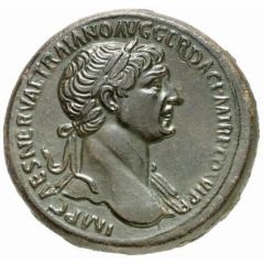 Sestertius - Trajan FORTVNAE REDVCI S C, Fortuna