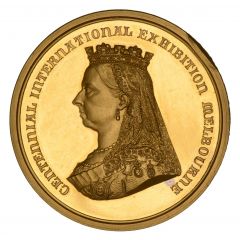 Medal - Victoria Melbourne Centennial Exhibition, gold