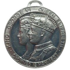 Medal - King George VI and Queen Elizabeth Coronation