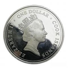 1 Dollar - Elizabeth II Captain James Cook