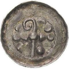 Denier krzyżowy - Bolesław II the Generous Kraków mint