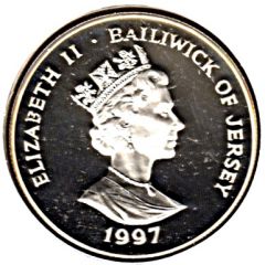 5 Pounds - Elizabeth II Golden Wedding, Silver