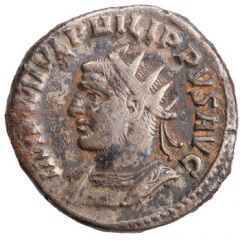 Antoninianus - Philippus I AEQVITAS AVGG, Aequitas