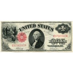 1 Dollar United States Note - `Saw-horse`