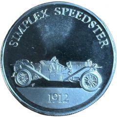 Franklin Mint - Collection of Antique Car Coins - Series 1 Simplex Speedster