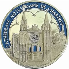 Token - Souvenirs et Patrimoine Chartres - Labyrinthe de la cathédrale, 34 mm
