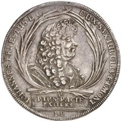1 Thaler - John Ernest Death of John Ernest