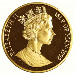 1 Crown - Elizabeth II Siamese Cat, Gold