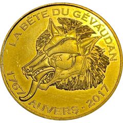Tourist token - Monnaie de Paris - La bête du Gervaudan