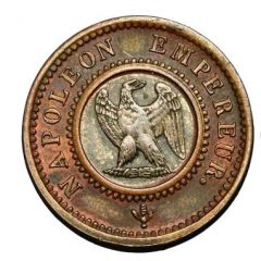 10 Centimes - Napoléon I bimétallic pattern