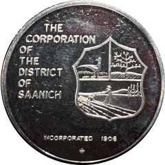 Medal - The Corporation of the District of Saanich British Columbia