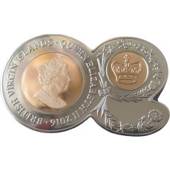 1 Dollar - Elizabeth II 90th Birthday of Queen Elizabeth II, 90 Shape