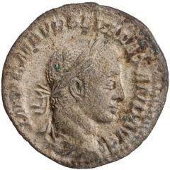 Denarius - Severus Alexander P M TR P III COS P P, Salus