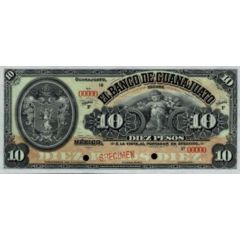 10 Pesos El Banco de Guanajuato