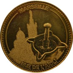 Tourist token - Monnaie de Paris - Marseille - Rue de l`aïoli N°2